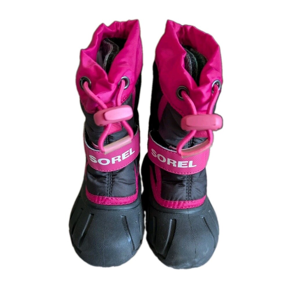 SOREL Boots Snow Pink FLURRY Insulated Waterproof Toddler Winter SIZE 5